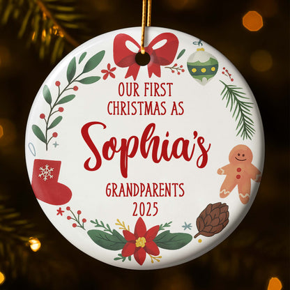 Our First Christmas As Grandparents With Festive Decor