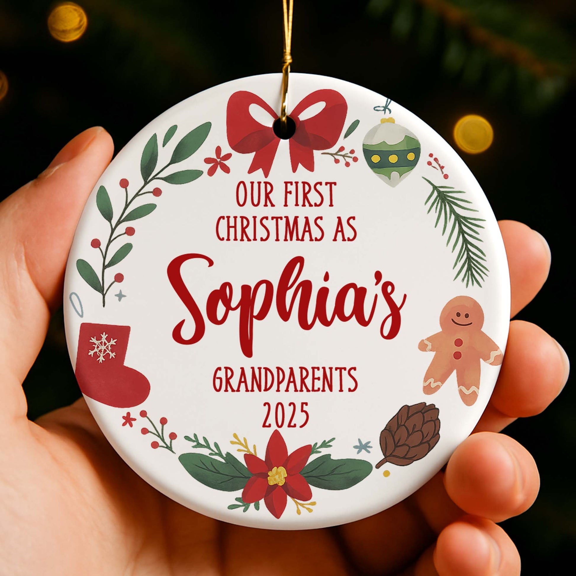 Our First Christmas As Grandparents With Festive Decor