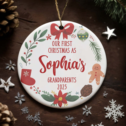 Our First Christmas As Grandparents With Festive Decor