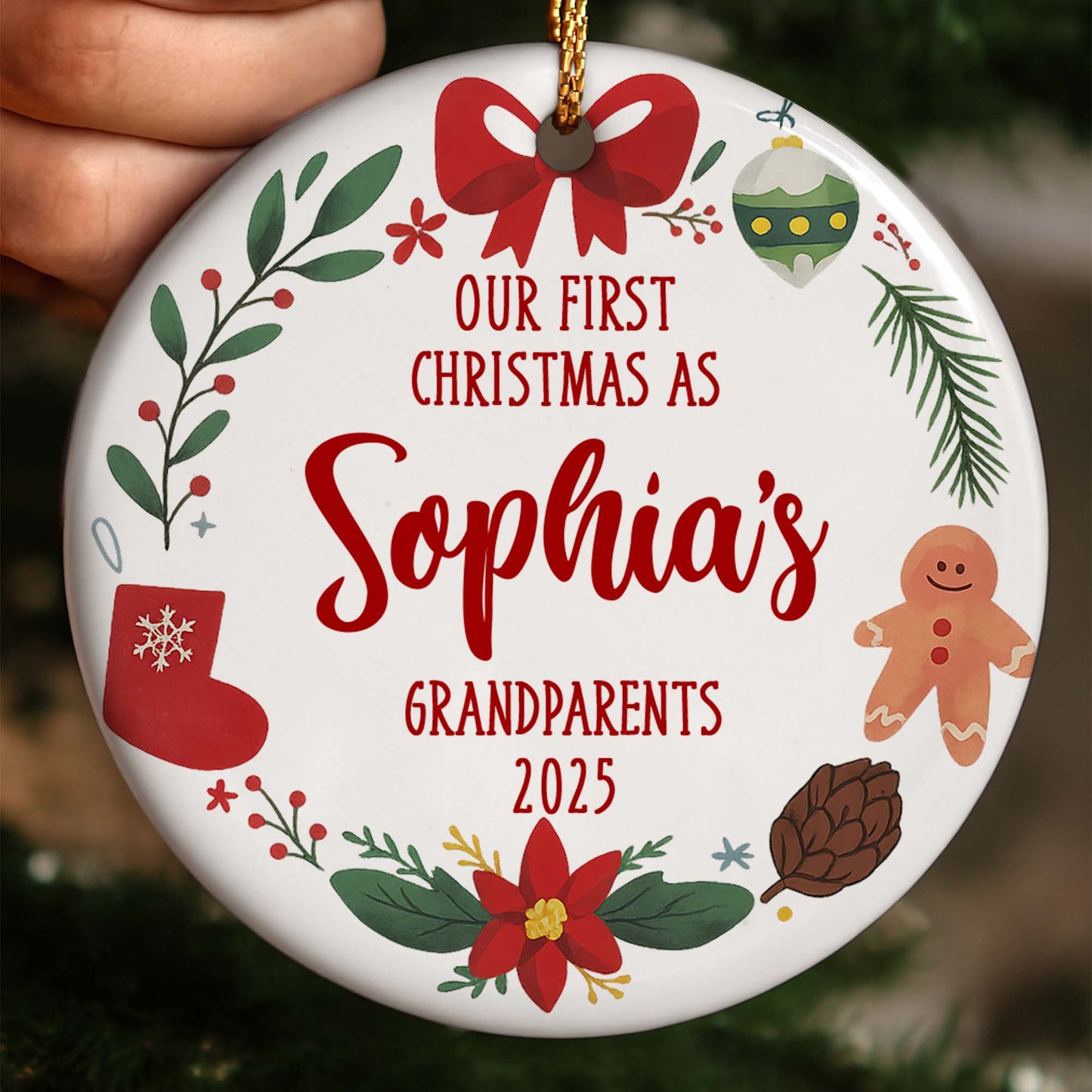 Our First Christmas As Grandparents With Festive Decor