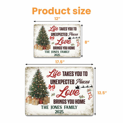 Life Takes You To Unexpected Places, Love Brings You Home