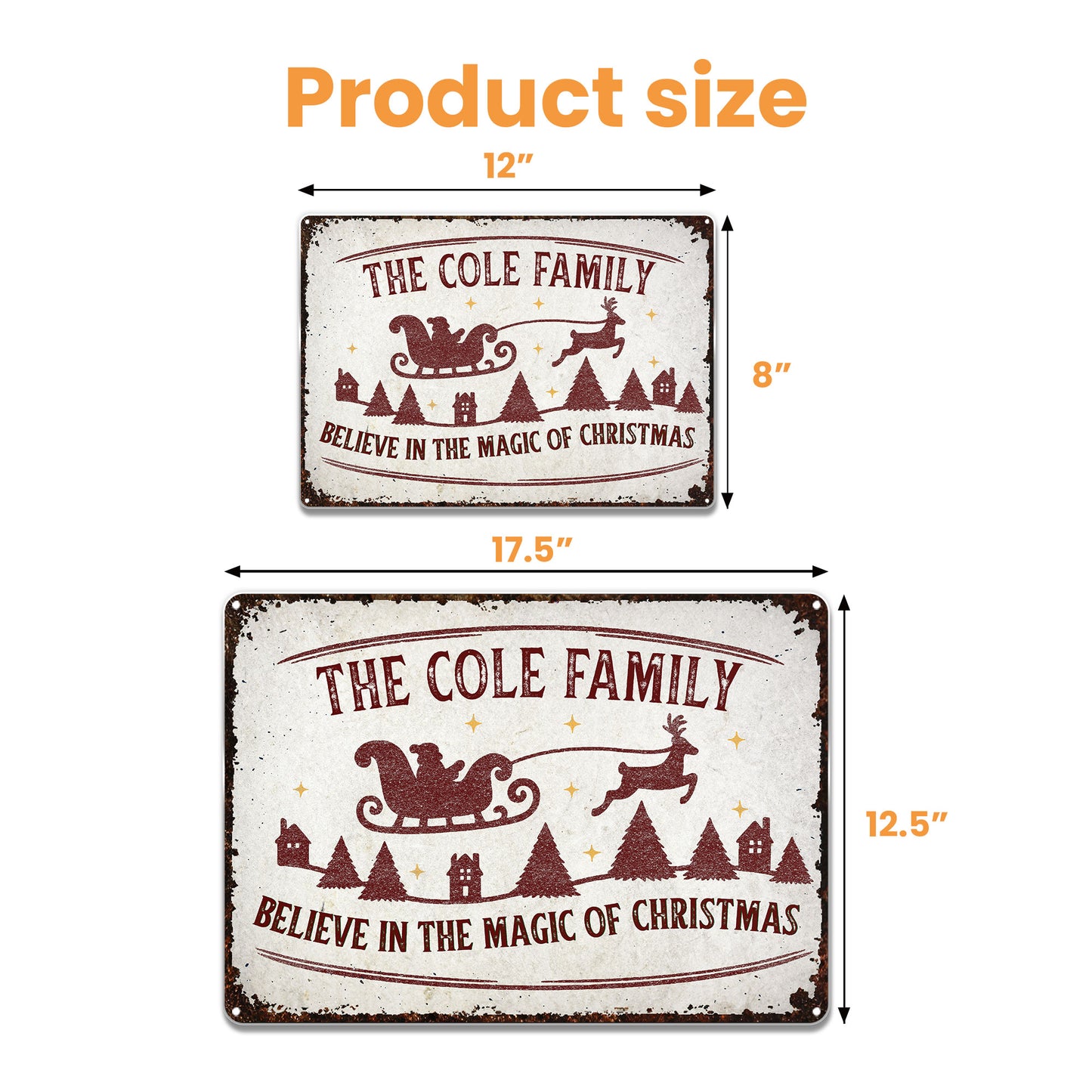 Believe In The Magic Of Christmas With Santa Sleigh