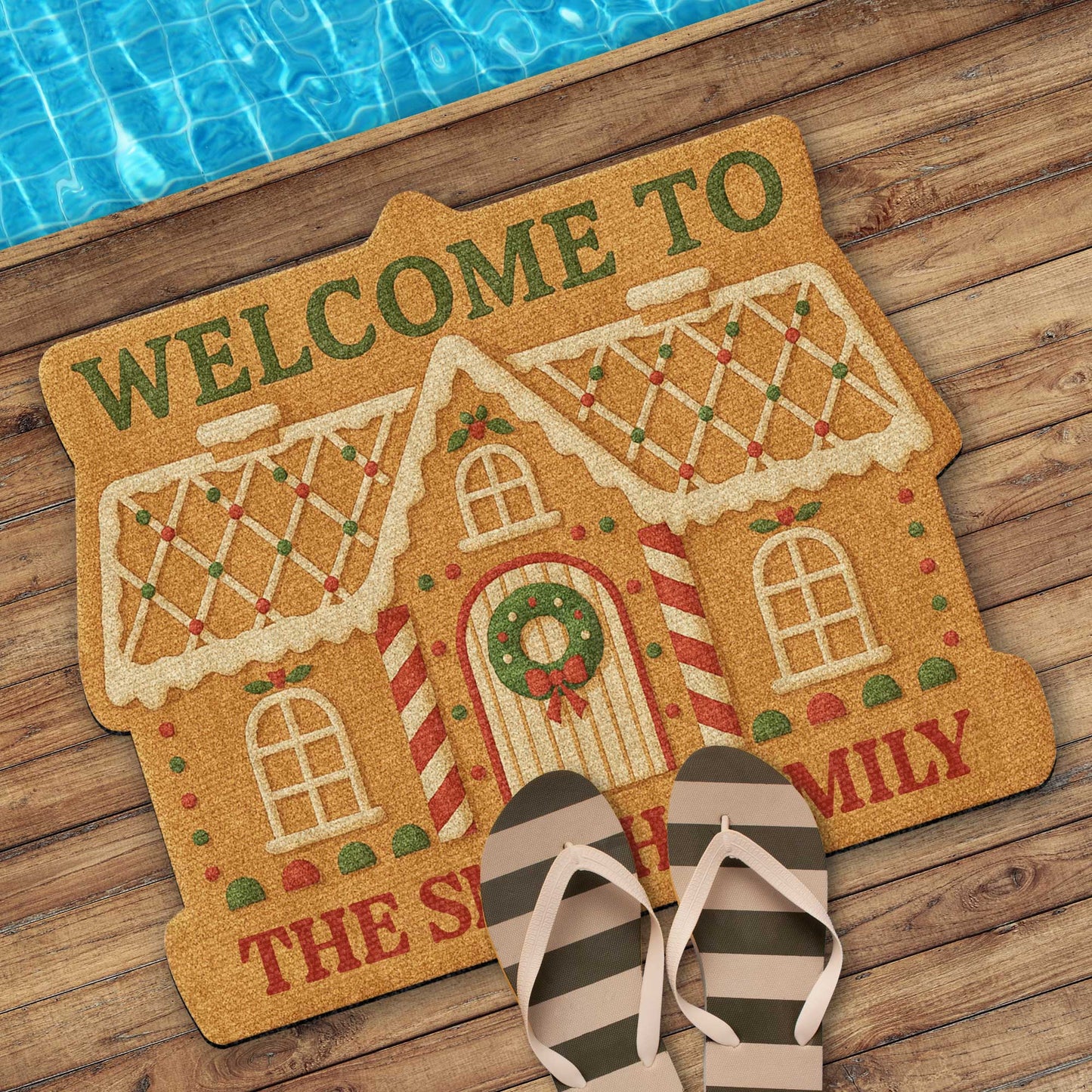 Welcome To The Family Gingerbread House Design