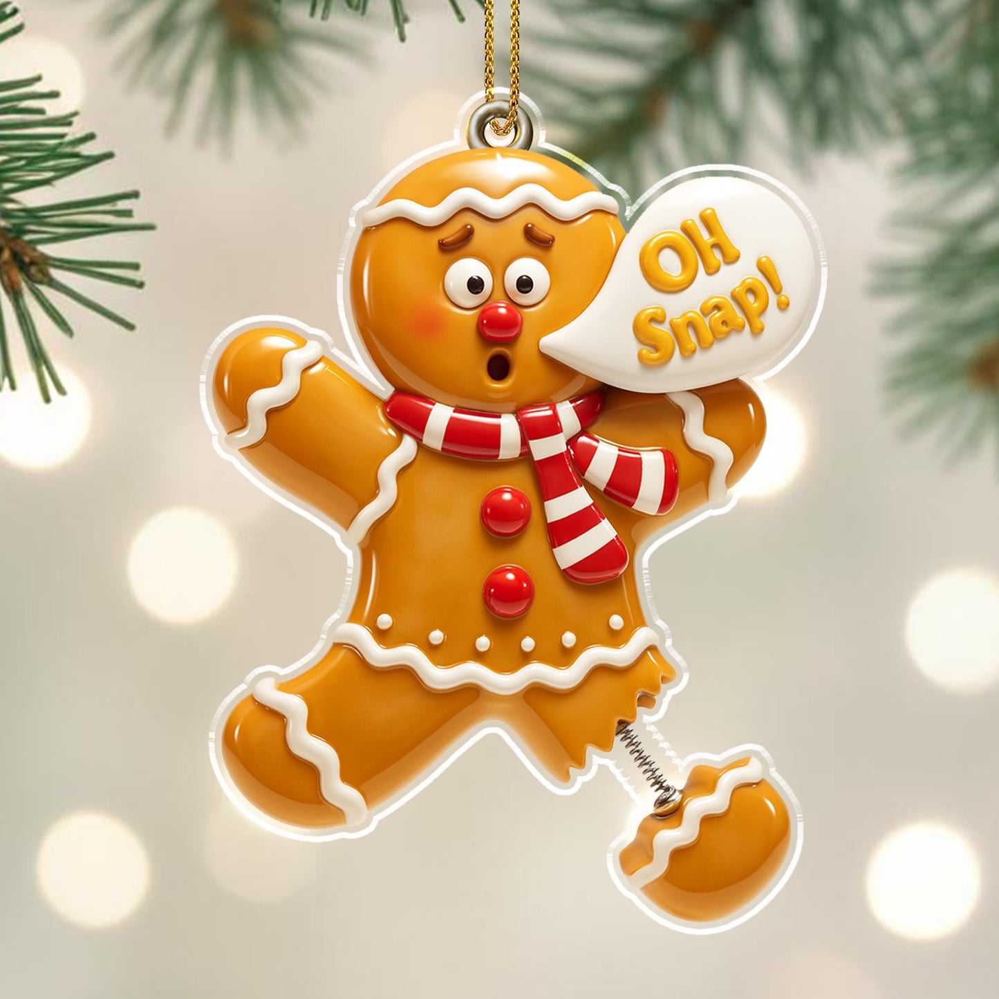 Oh Snap! Broken Leg Gingerbread Man