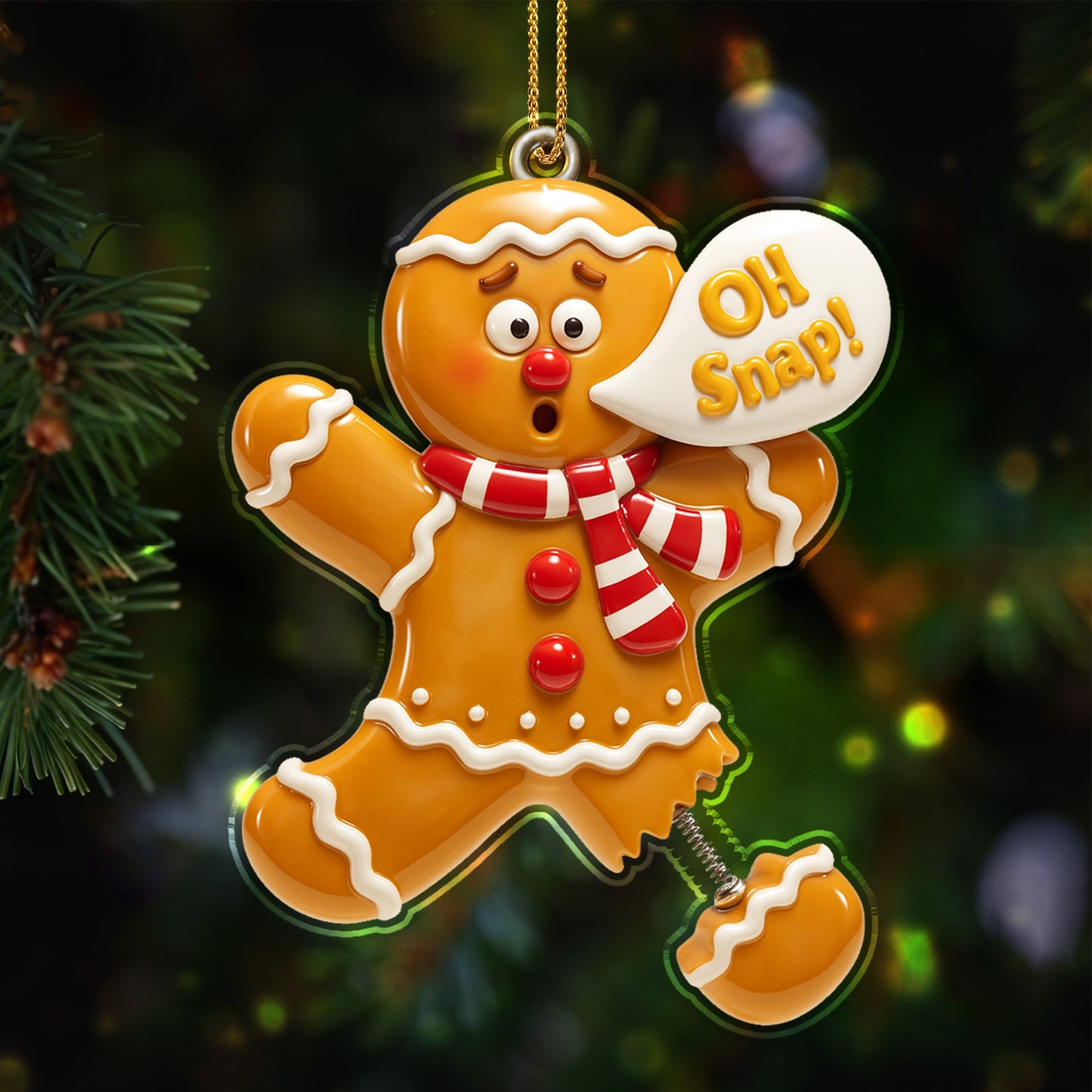 Oh Snap! Broken Leg Gingerbread Man
