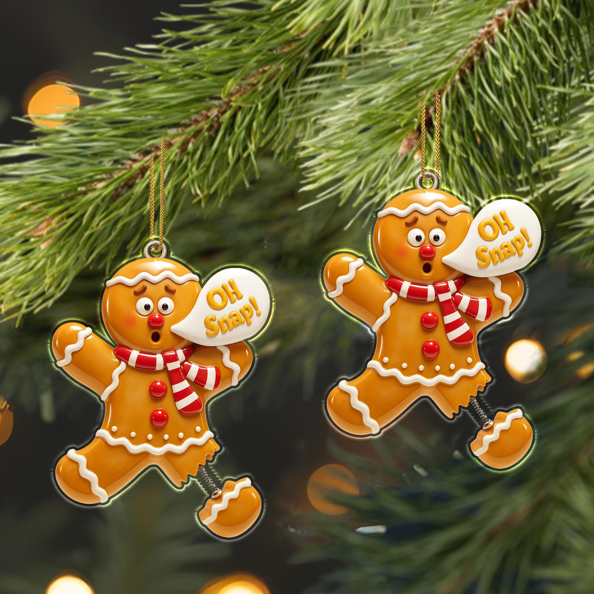 Oh Snap! Broken Leg Gingerbread Man