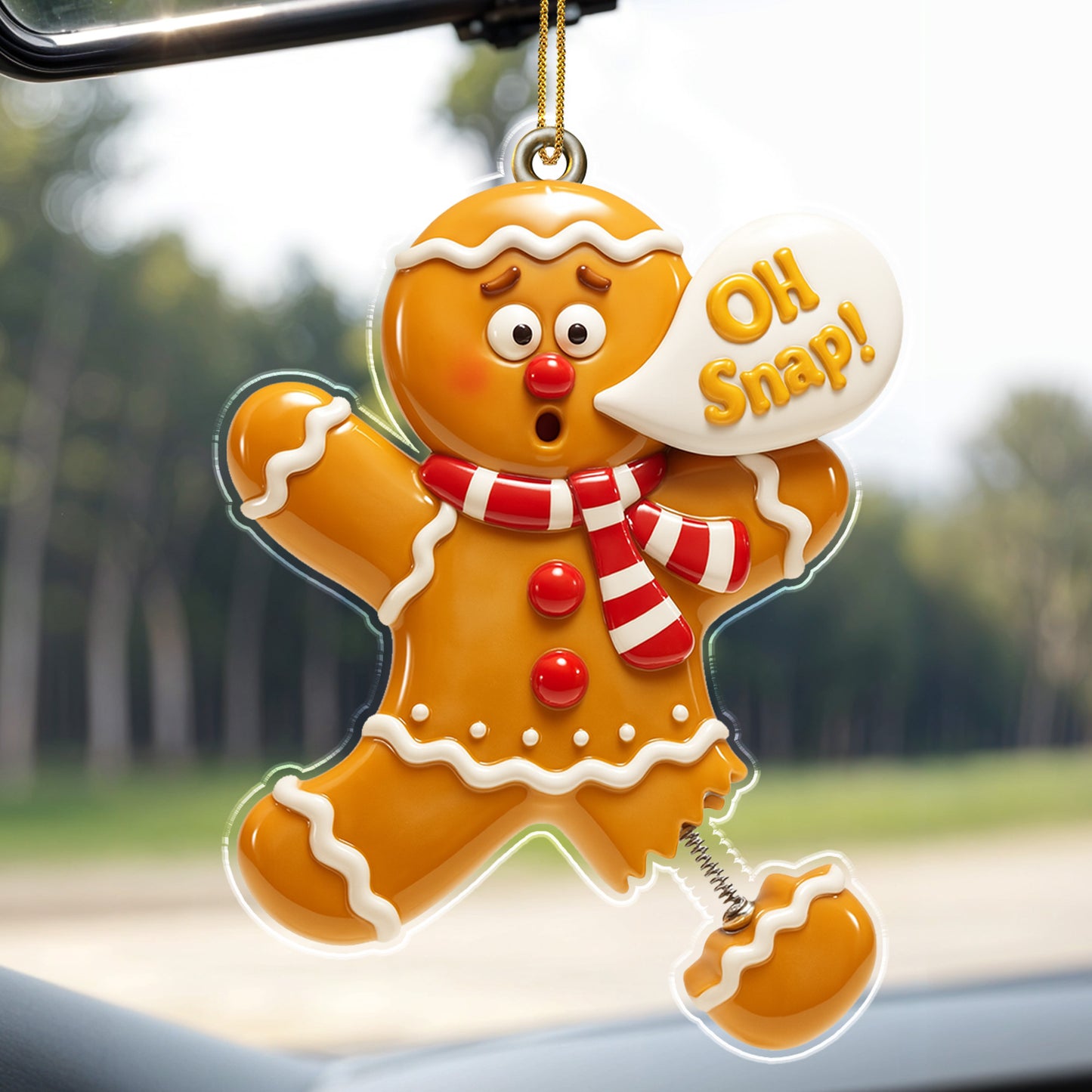 Oh Snap! Broken Leg Gingerbread Man