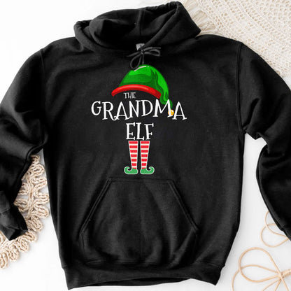 The Grandma Elf With Festive Hat And Shoes