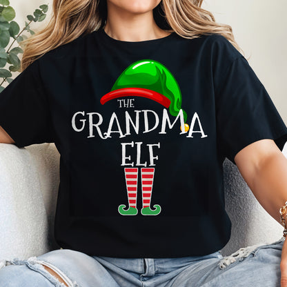 The Grandma Elf With Festive Hat And Shoes