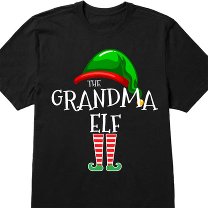 The Grandma Elf With Festive Hat And Shoes