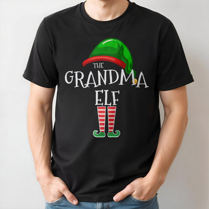 The Grandma Elf With Festive Hat And Shoes
