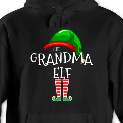 The Grandma Elf With Festive Hat And Shoes