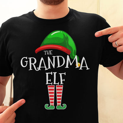 The Grandma Elf With Festive Hat And Shoes