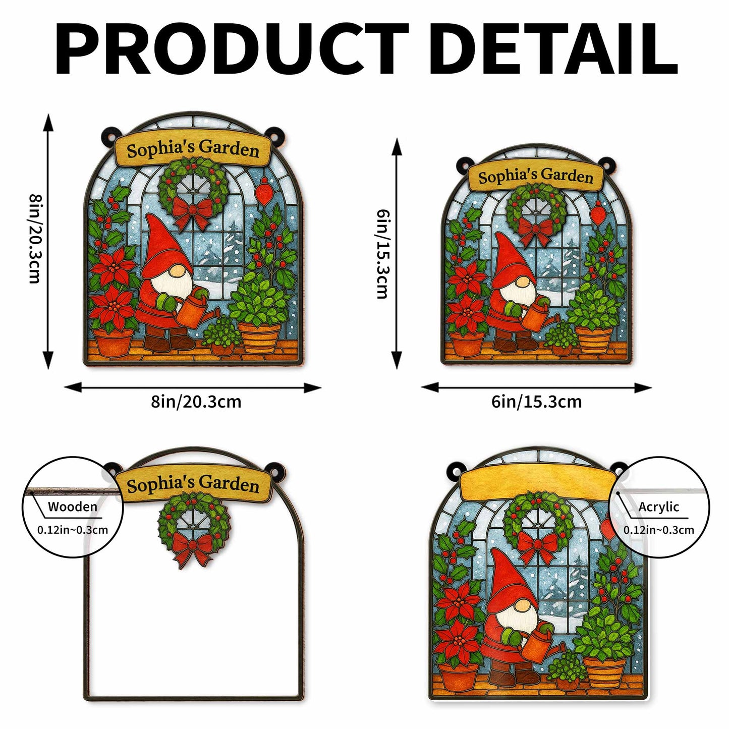 's Garden, Gnome Tending Plants And Flowers