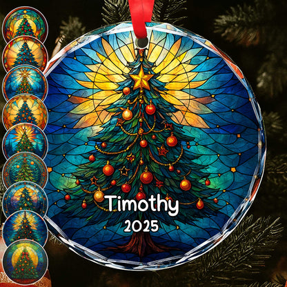 Stunning Stained Glass Style Christmas Tree