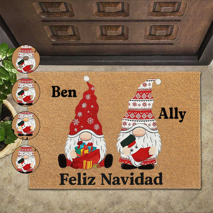 Feliz Navidad Santa Claus and Gifts