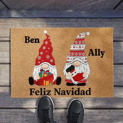 Feliz Navidad Santa Claus and Gifts