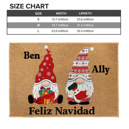 Feliz Navidad Santa Claus and Gifts