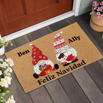 Feliz Navidad Santa Claus and Gifts