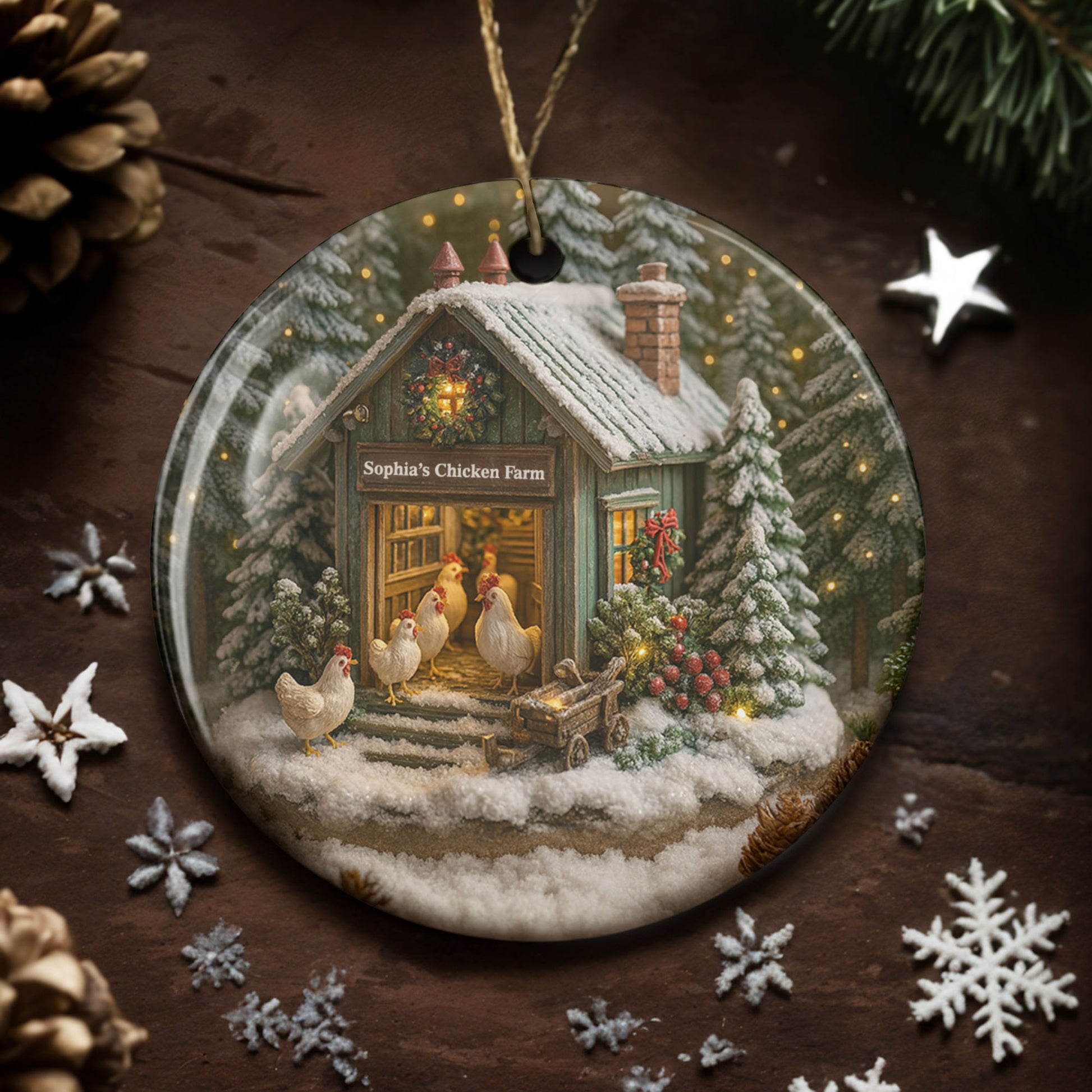 Enjoy The Winter Farm Life With Festive Decorations