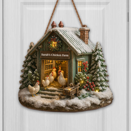 Sarah’s Chicken Farm, Chicken And Farmhouse