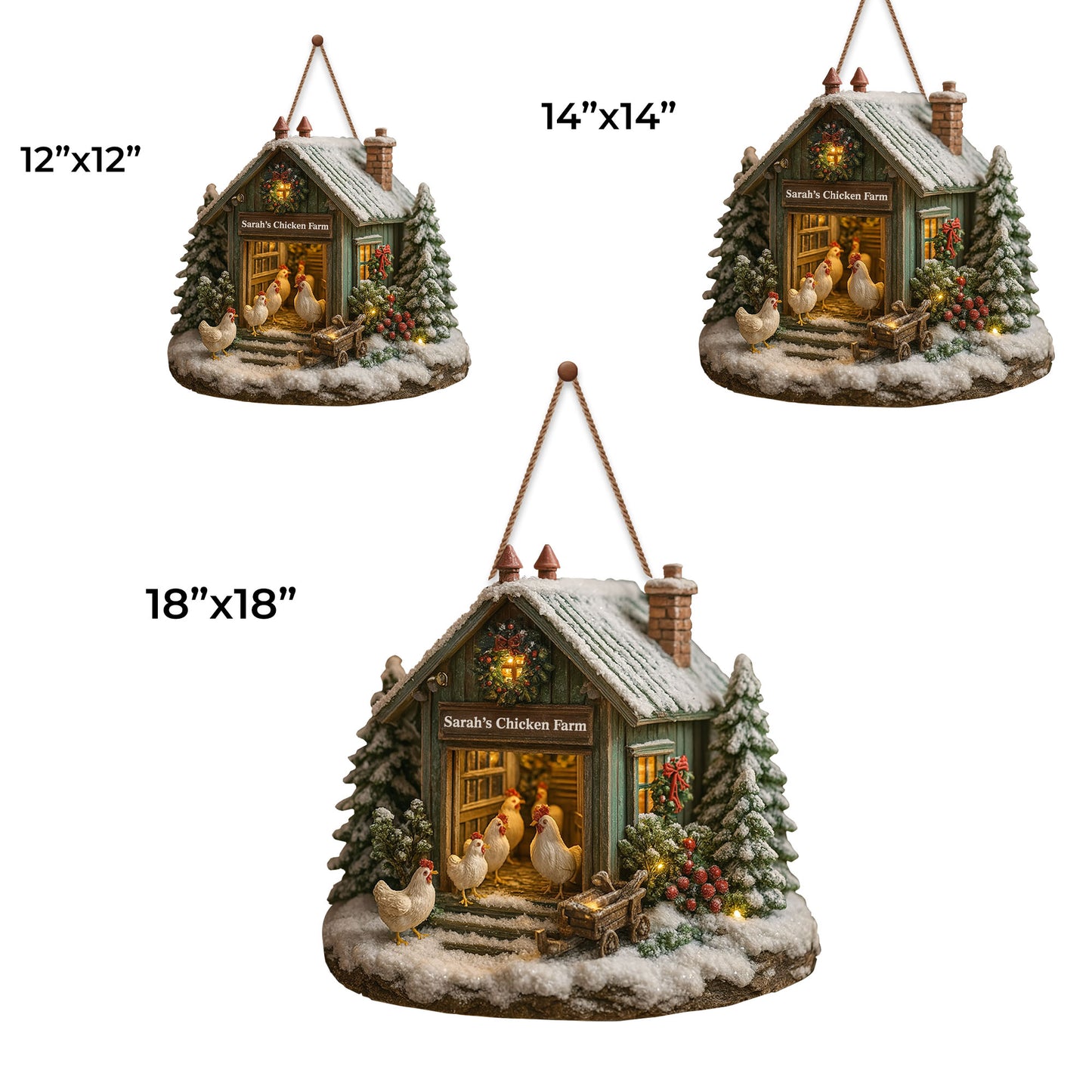 Sarah’s Chicken Farm, Chicken And Farmhouse