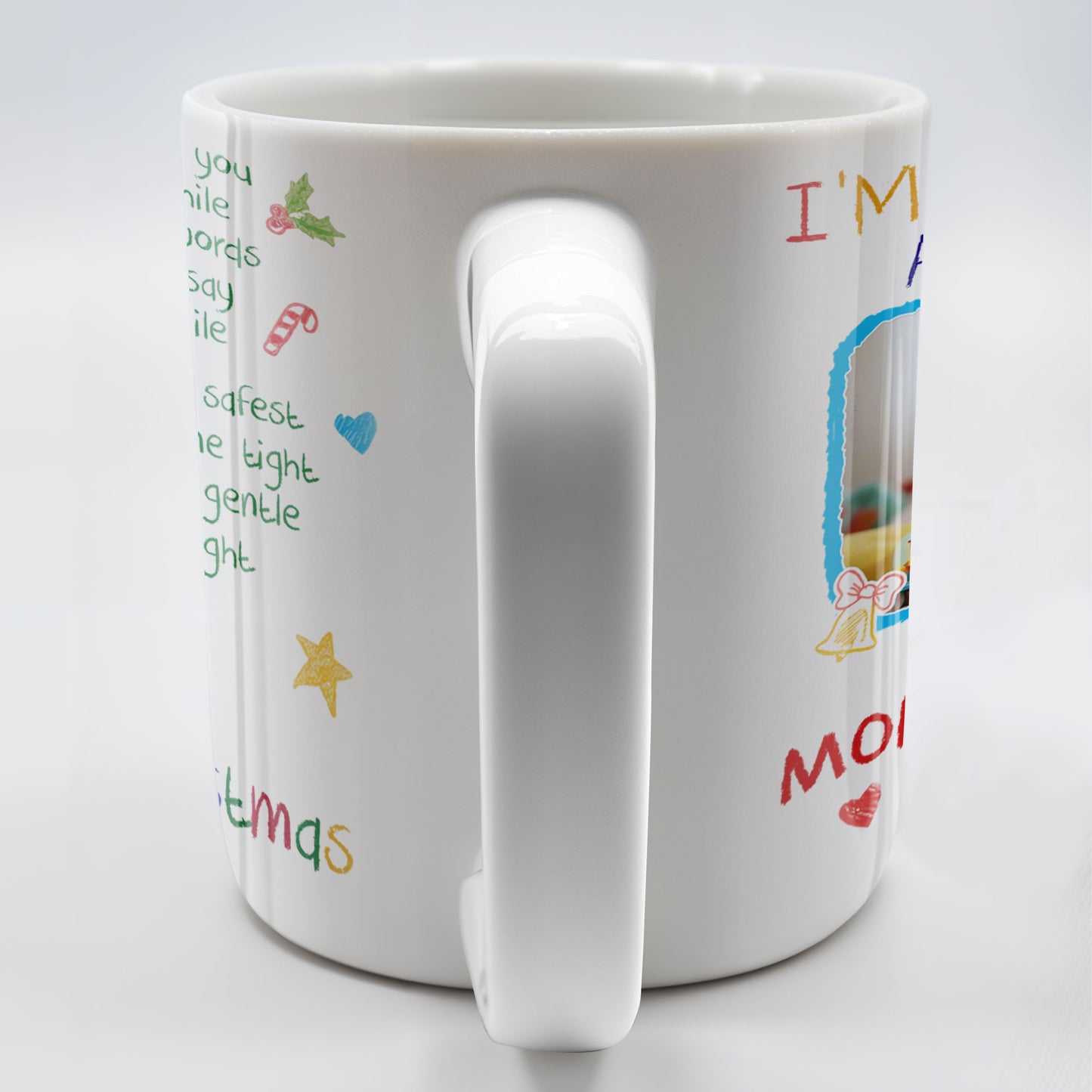 I'm As Lucky As Can Be, Happy 1st Christmas With Trees And Gifts - Personalized Custom Coffee Mug - XMAS040_MG