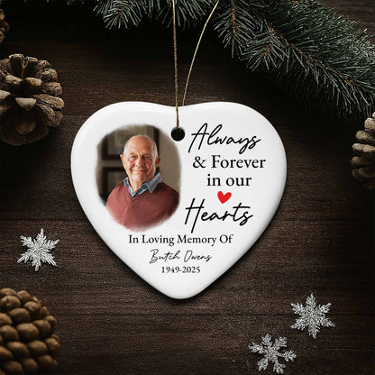 Always & Forever In Our Hearts Heart Photo