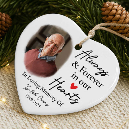 Always & Forever In Our Hearts Heart Photo