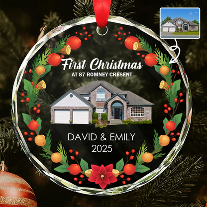 First Christmas At New Home with Festive Ornaments