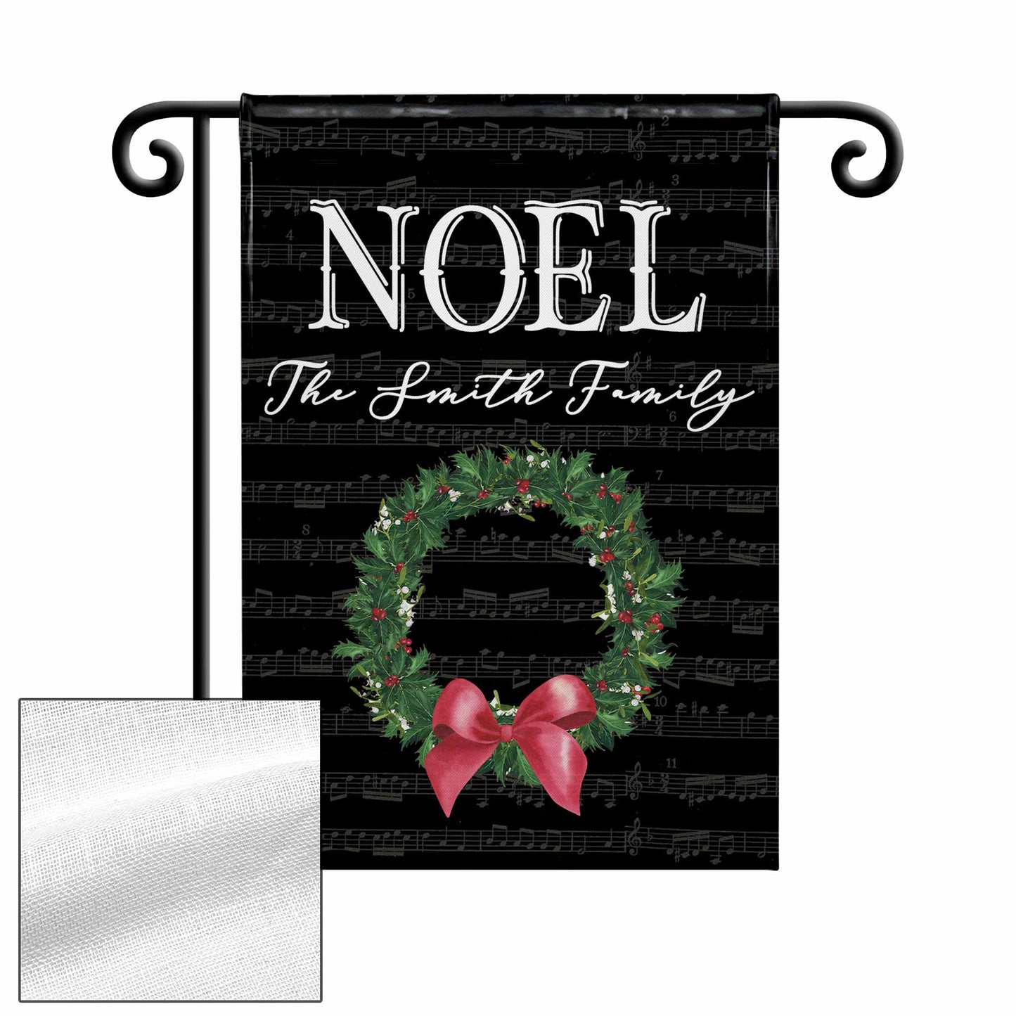 NOEL Christmas Wreath Music Notes