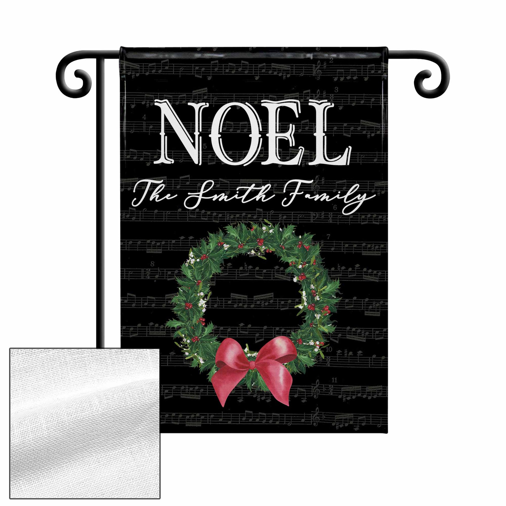 NOEL Christmas Wreath Music Notes