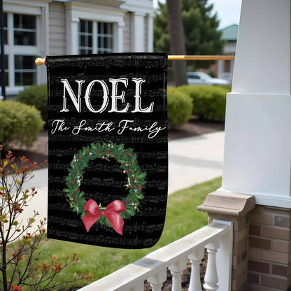 NOEL Christmas Wreath Music Notes