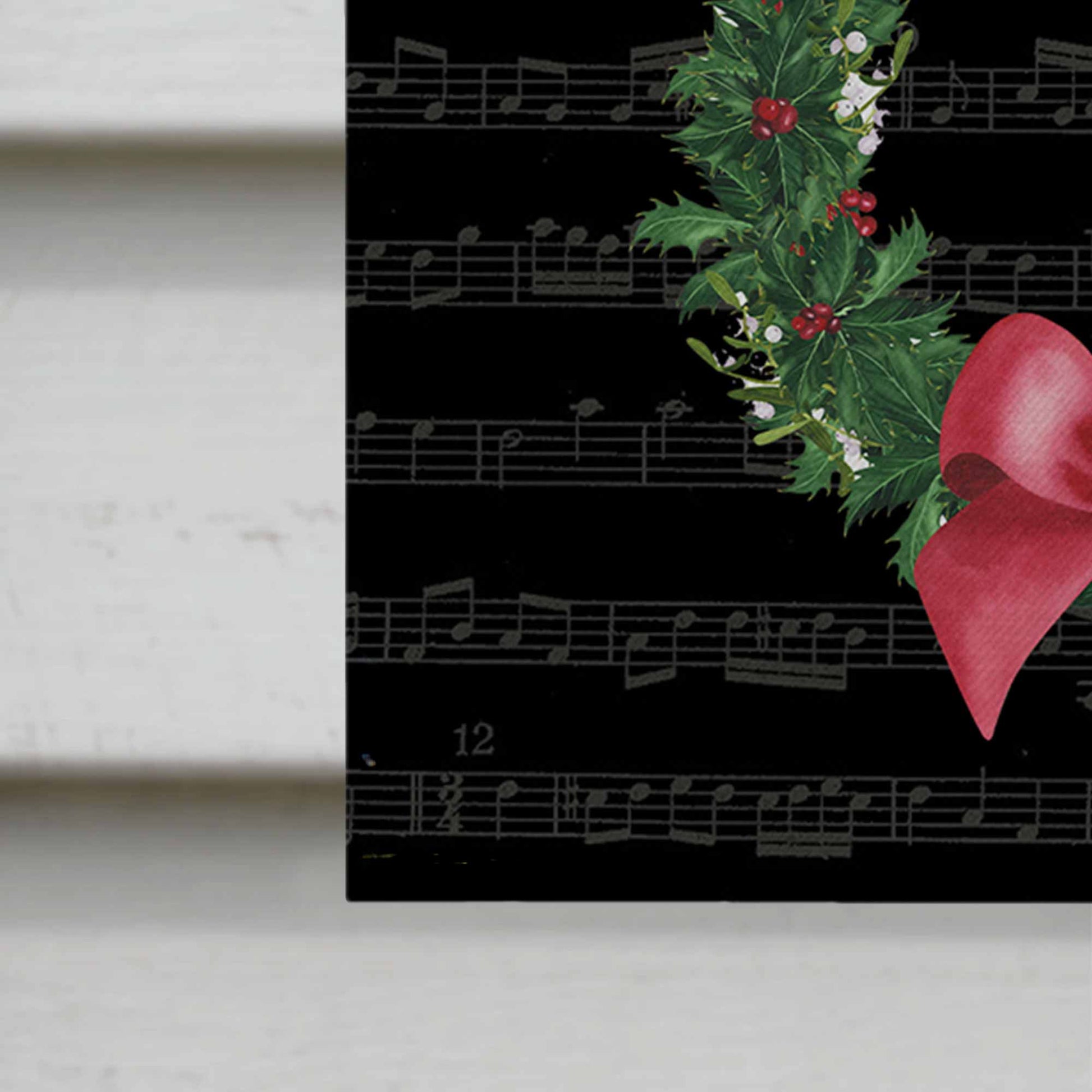 NOEL Christmas Wreath Music Notes