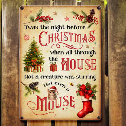 Twas The Night Before Christmas, Christmas Tree And Gifts