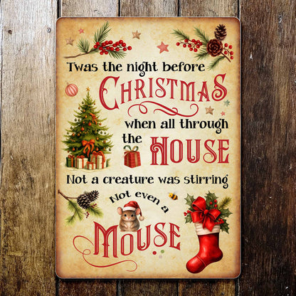 Twas The Night Before Christmas, Christmas Tree And Gifts