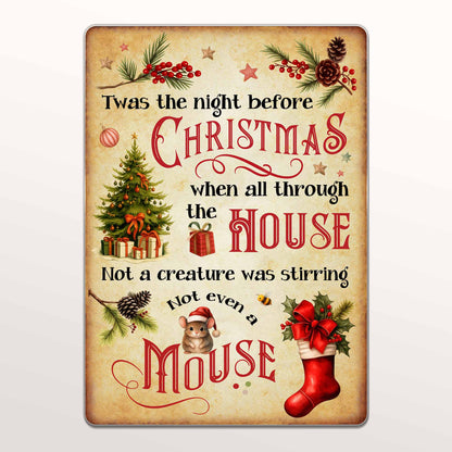 Twas The Night Before Christmas, Christmas Tree And Gifts