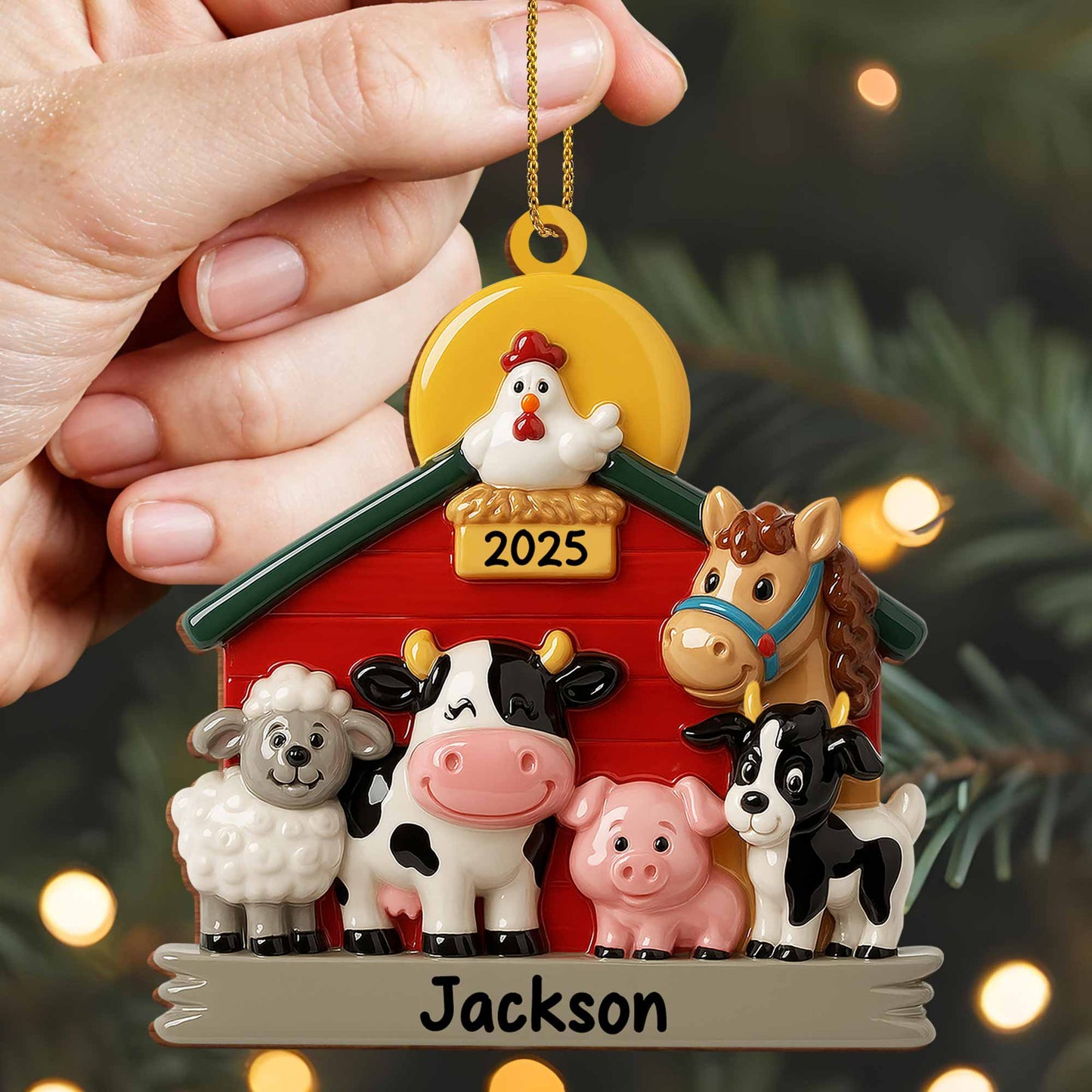 Celebrate With Our Charming Farm Animal Ornaments