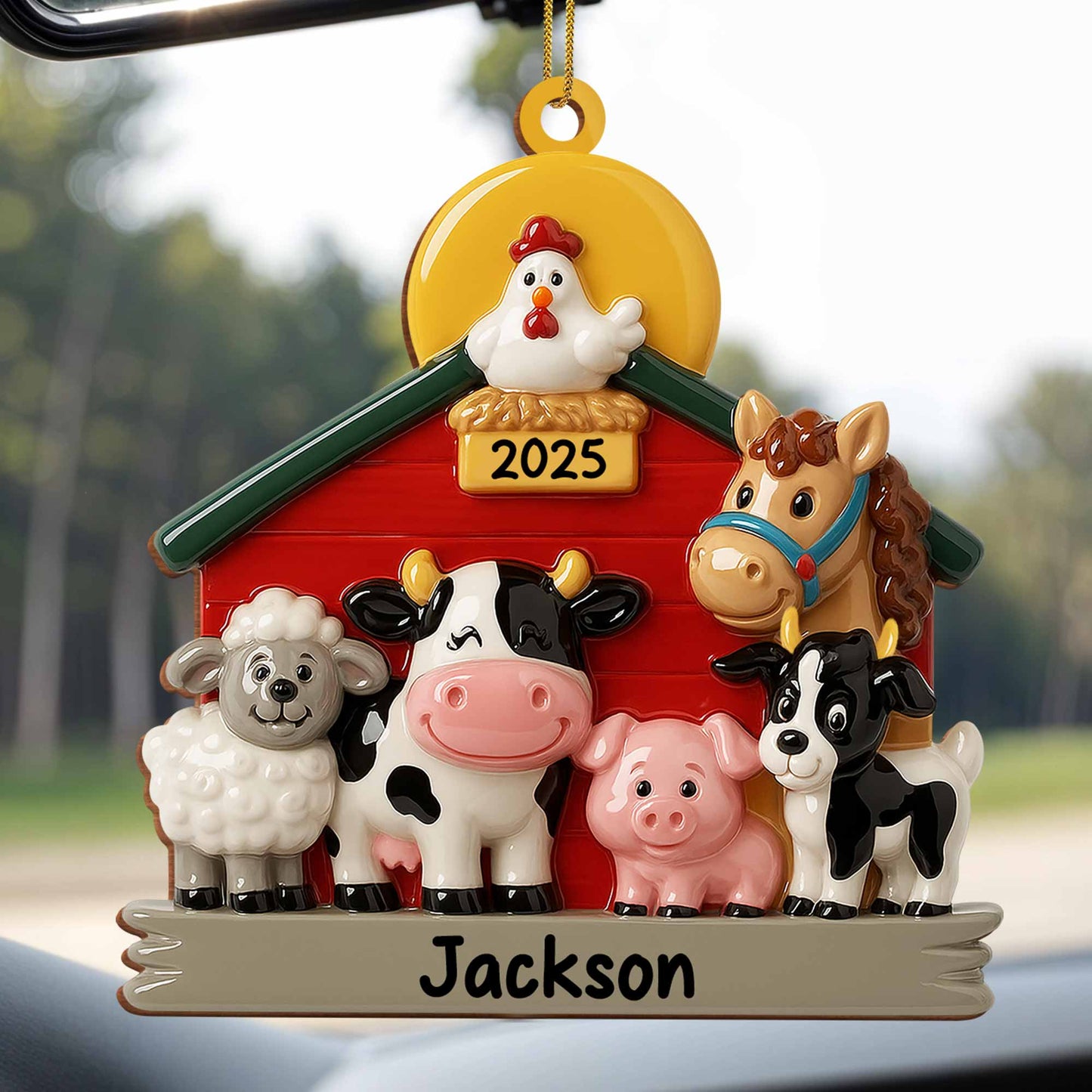 Celebrate With Our Charming Farm Animal Ornaments