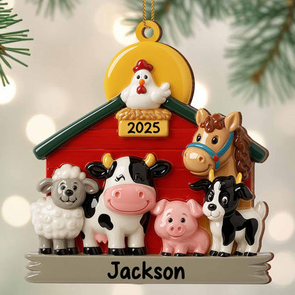 Celebrate With Our Charming Farm Animal Ornaments