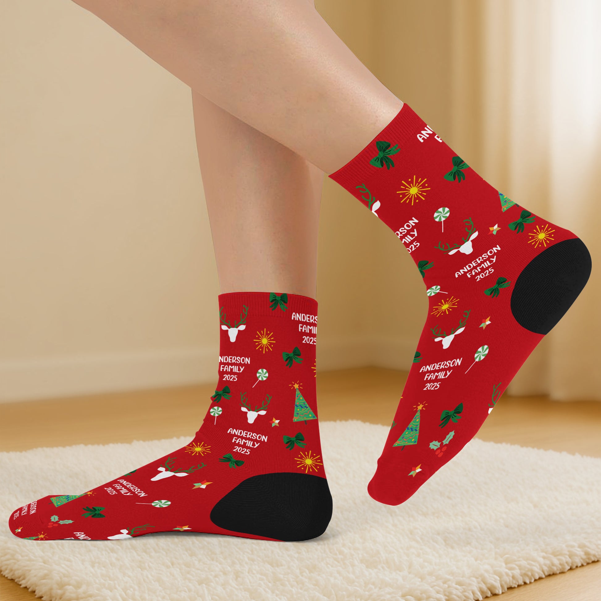 Celebrate Festive Spirit With Christmas Trees And Reindeer