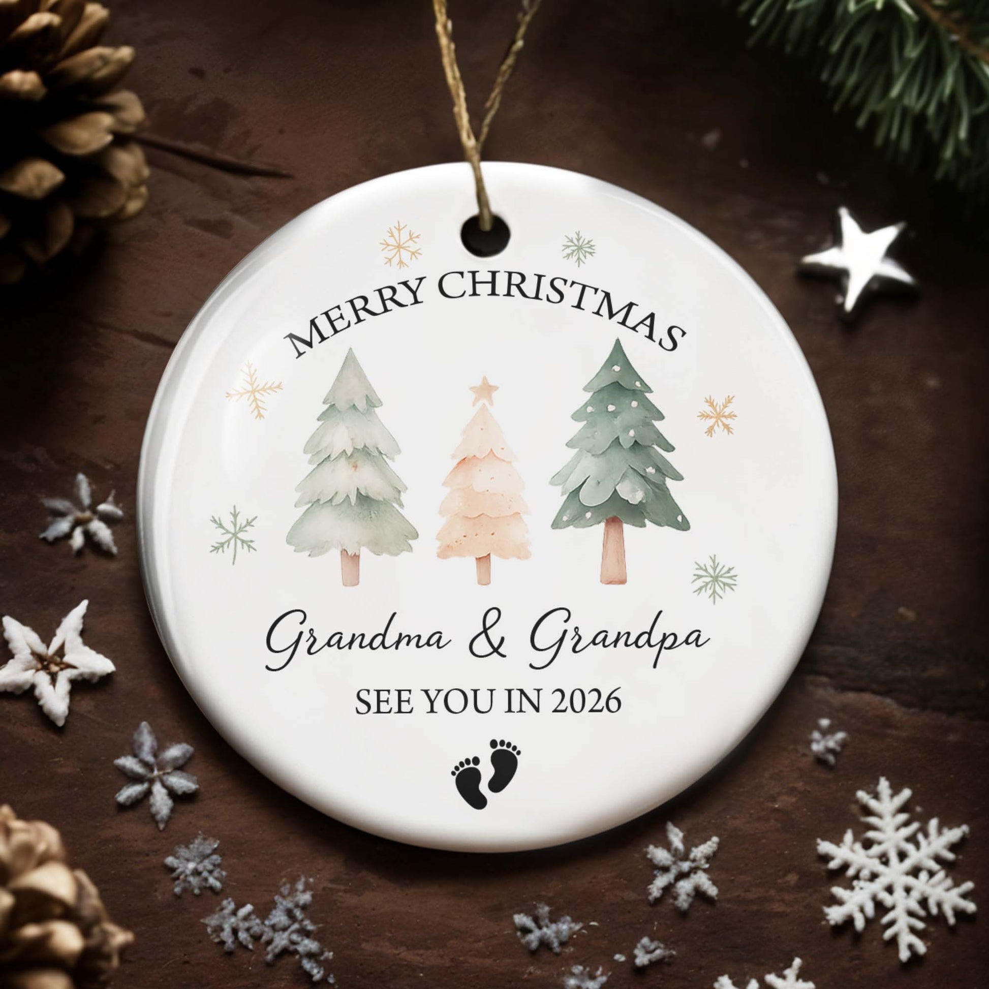 Merry Christmas See You In [Year] With Christmas Trees