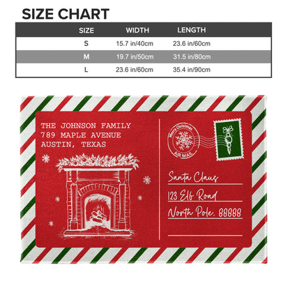 Merry Christmas From Your Family, Celebrate With Festive Fireplace Design