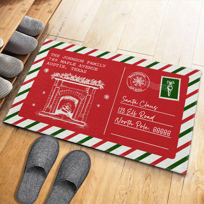 Merry Christmas From Your Family, Celebrate With Festive Fireplace Design