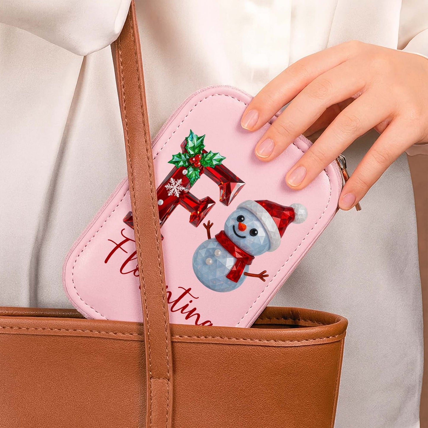 Frohliche Weihnachten With Snowman And Holiday Decorations