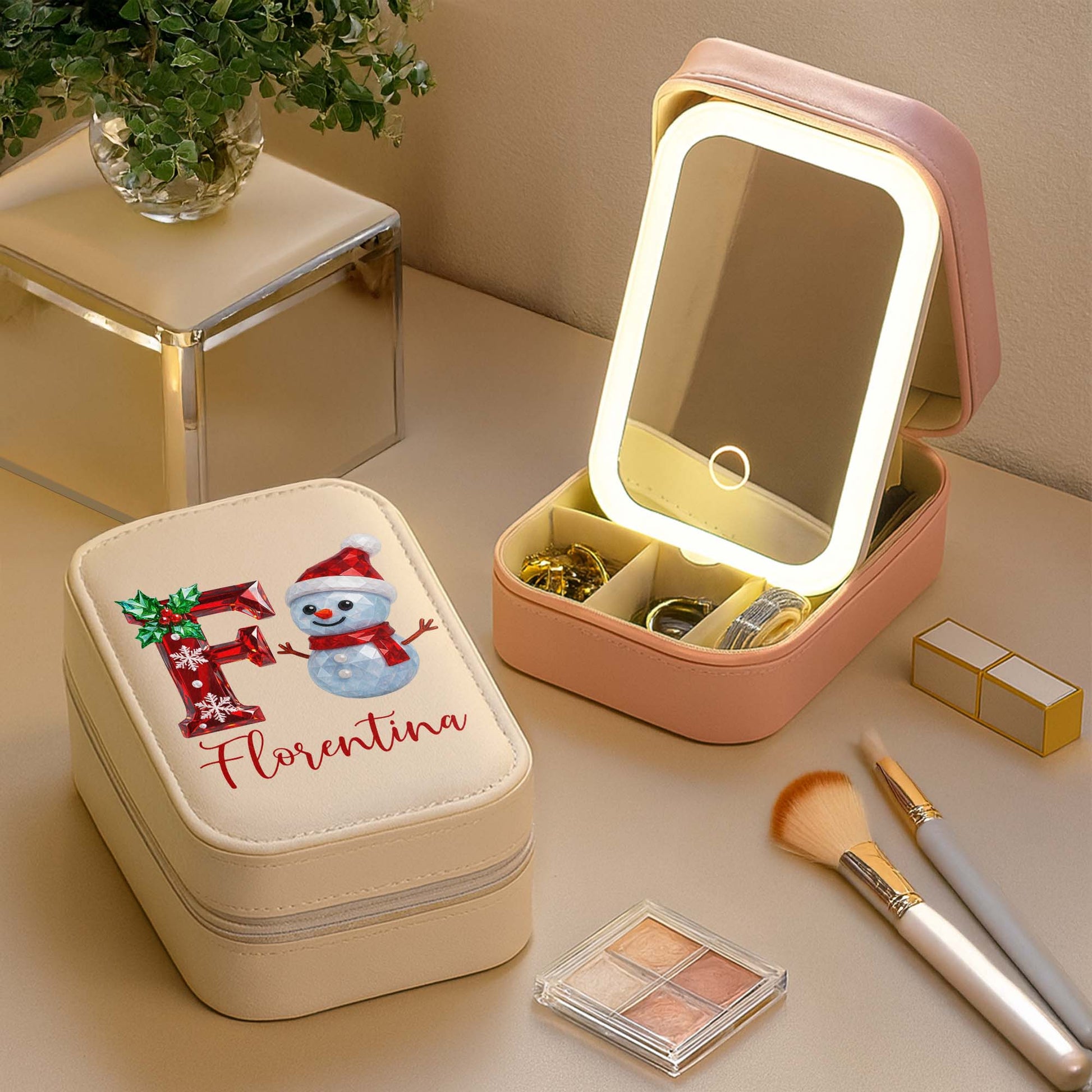 Frohliche Weihnachten With Snowman And Holiday Decorations