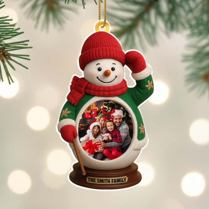 The Smith Family Snowman Christmas Ornament