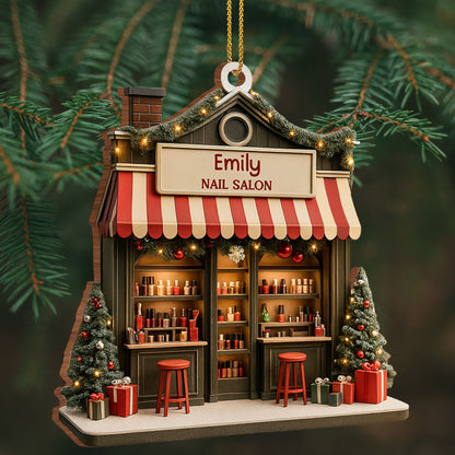 Celebrate Your Style Nail Salon Ornament