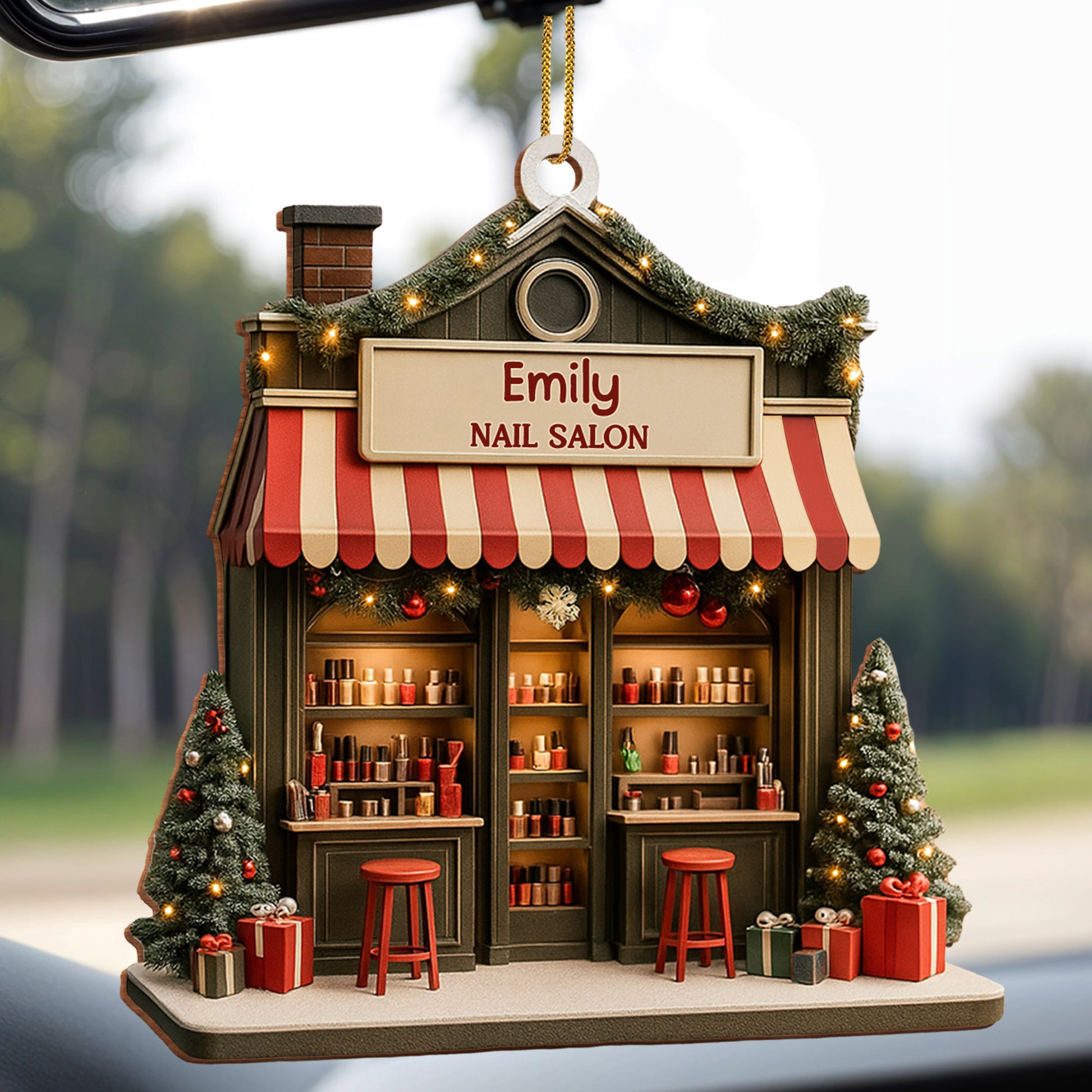 Celebrate Your Style Nail Salon Ornament