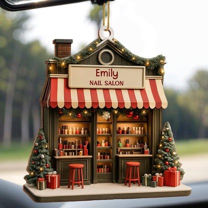 Celebrate Your Style Nail Salon Ornament